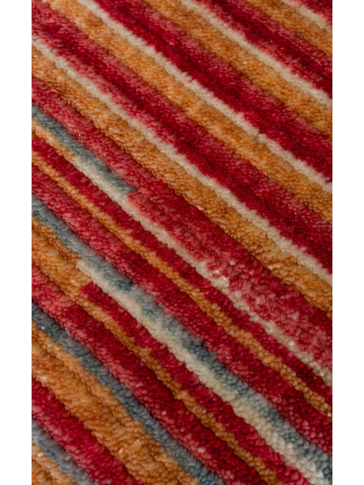 Burj Series 100% Natural Handcrafted Black Loom Carpet 03 MULTY