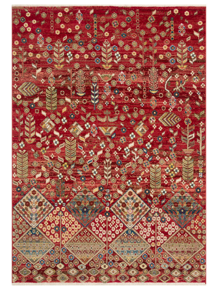 Altay Series Warm Color Tone Authentic Living Room Kitchen Bedroom Entrance Hallway Carpet 01RED