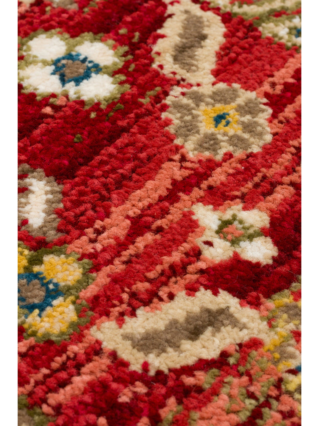 Altay Series Warm Color Tone Authentic Living Room Kitchen Bedroom Entrance Hallway Carpet 01RED
