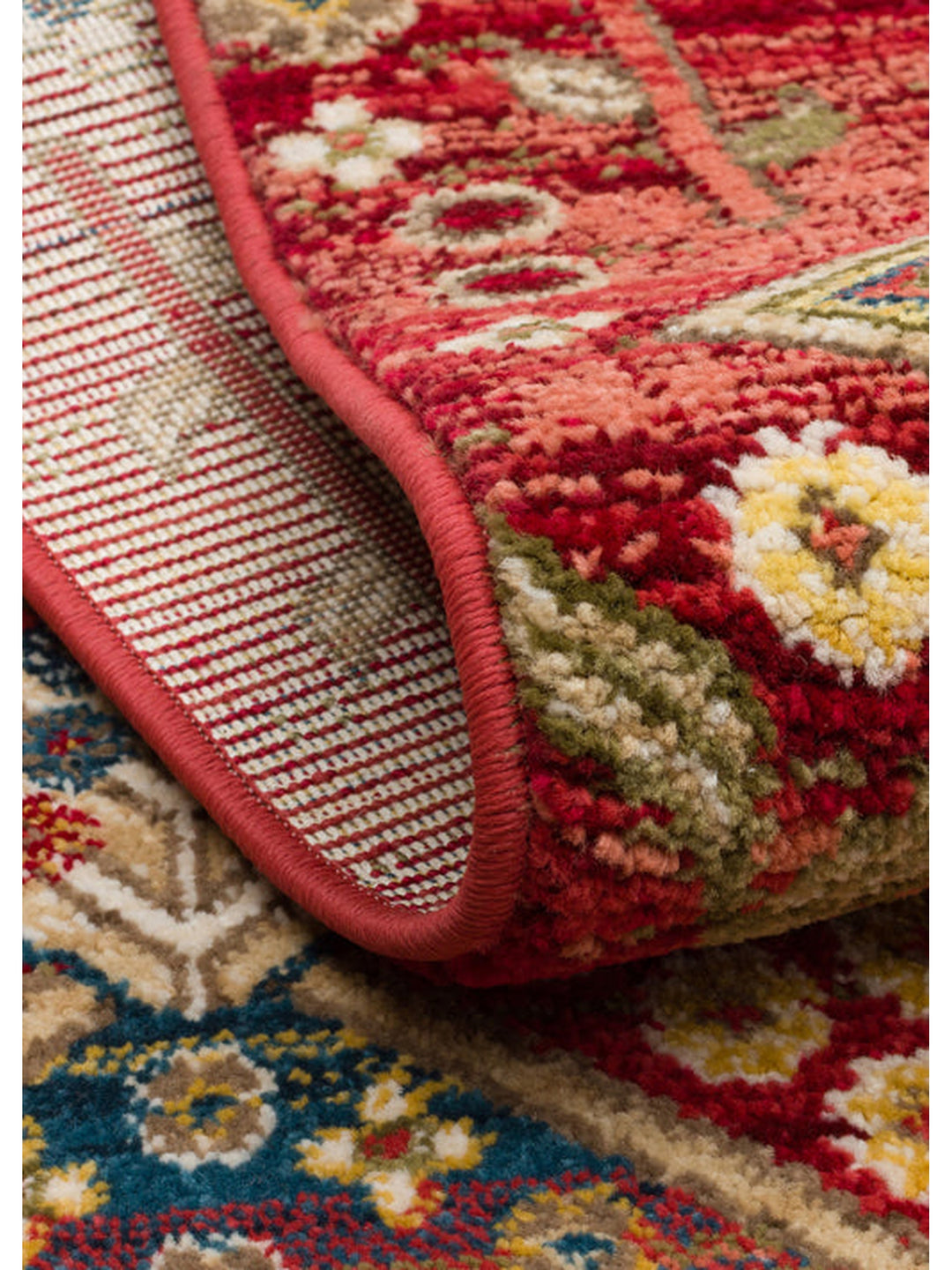 Altay Series Warm Color Tone Authentic Living Room Kitchen Bedroom Entrance Hallway Carpet 01RED