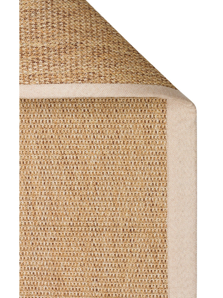 Dream Bordered Indoor and Outdoor Use Lint-Free Easy-to-Clean Sisal Carpet 2702GBB
