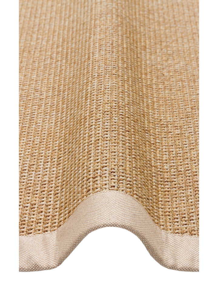 Dream Bordered Indoor and Outdoor Use Lint-Free Easy-to-Clean Sisal Carpet 2702GBB