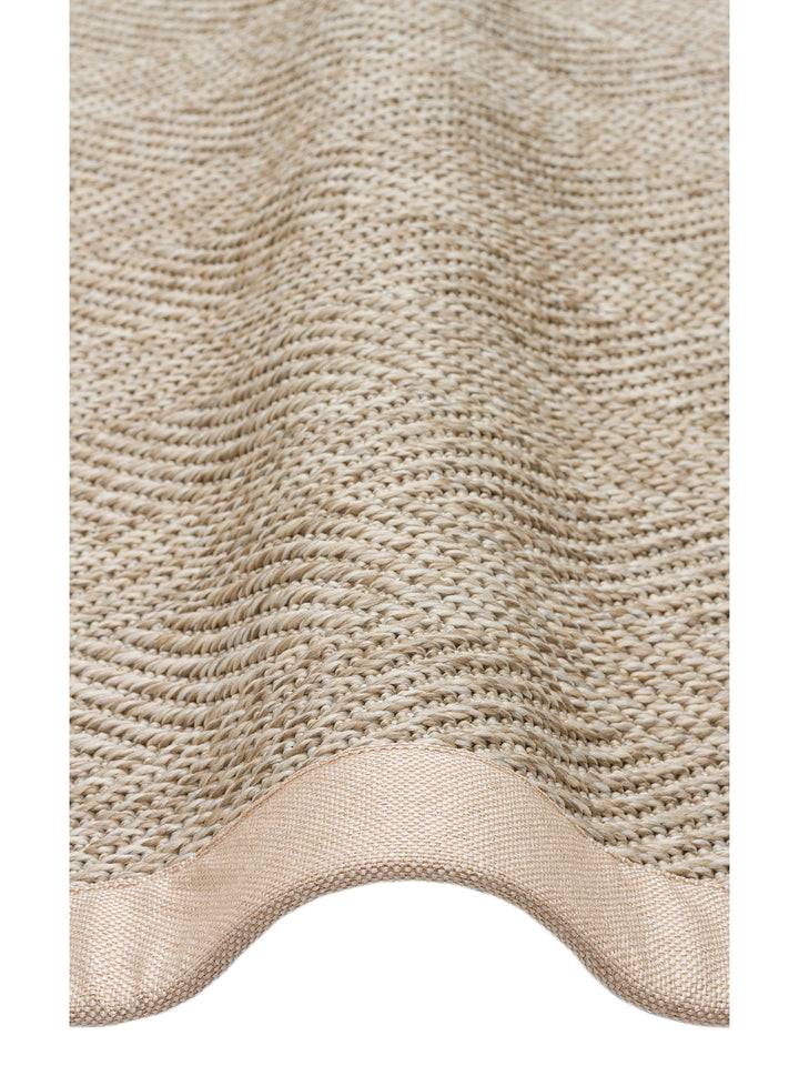 Dream Bordered Indoor and Outdoor Use Lint-Free Easy-to-Clean Sisal Carpet 2704LBBB