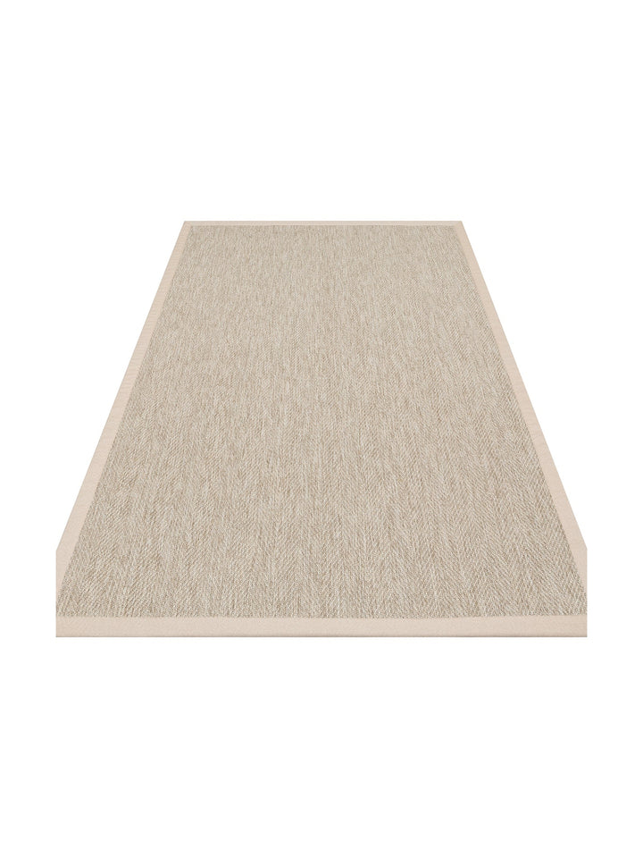 Dream Bordered Indoor and Outdoor Use Lint-Free Easy-to-Clean Sisal Carpet 2704LBBB