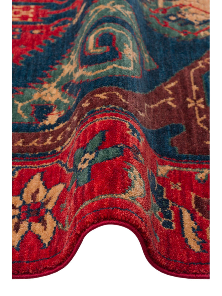 Göbeklitepe Series Handmade Black Loom Carpet with Anatolian Motifs, Made with 100% New Zealand Wool 05REDV