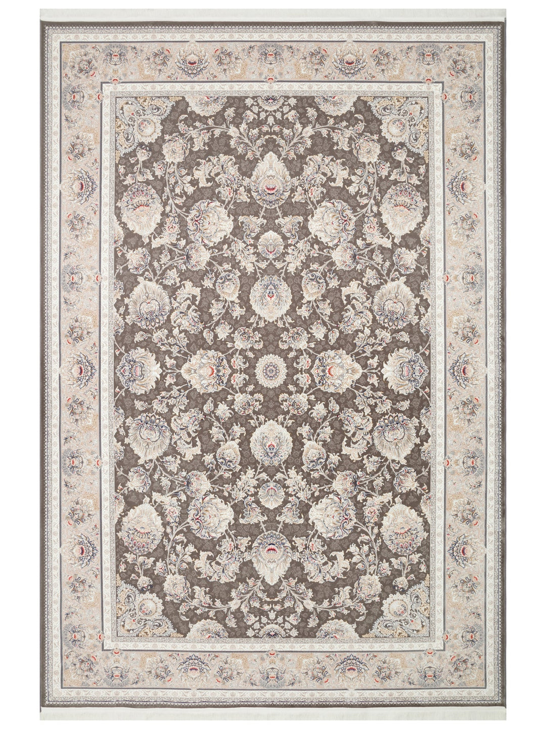 Tahran Series Classic Patterned High Quality Tight Woven Special Living Room Carpet 02DGREY