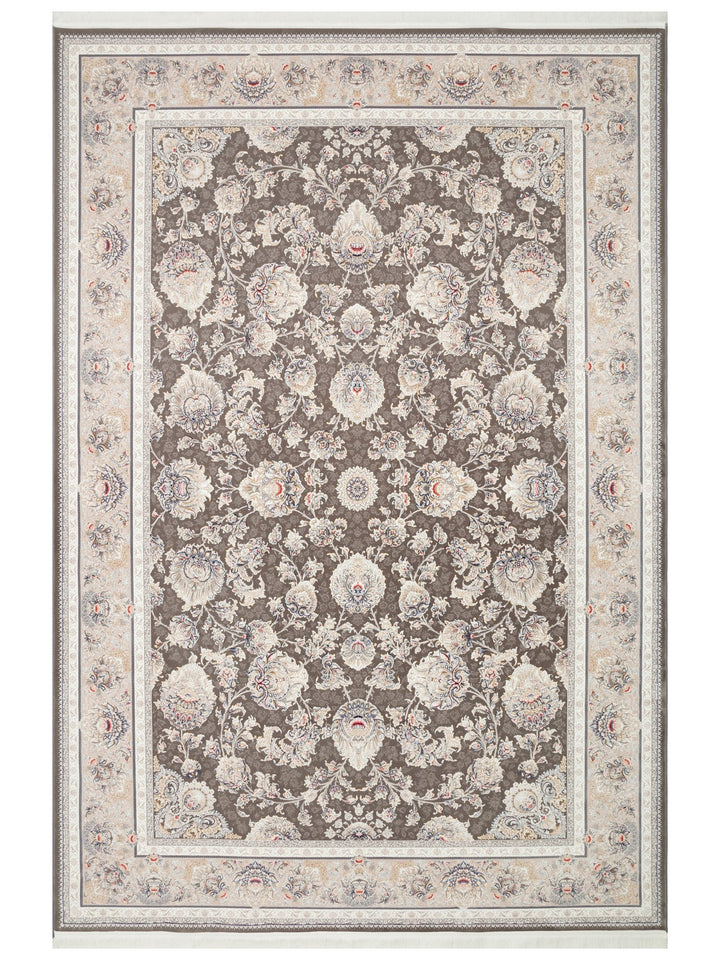 Tahran Series Classic Patterned High Quality Tight Woven Special Living Room Carpet 02DGREY