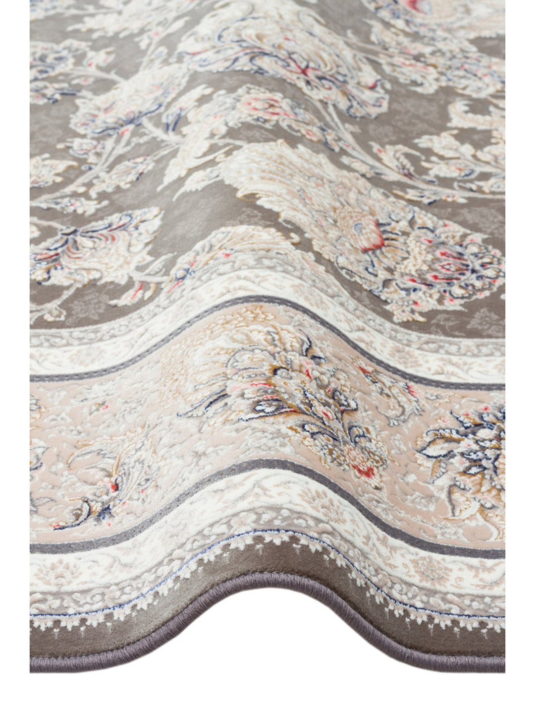 Tahran Series Classic Patterned High Quality Tight Woven Special Living Room Carpet 02DGREY