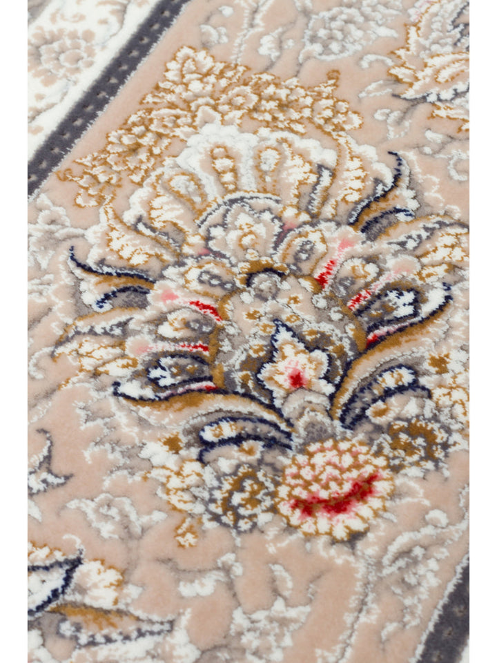 Tahran Series Classic Patterned High Quality Tight Woven Special Living Room Carpet 02DGREY