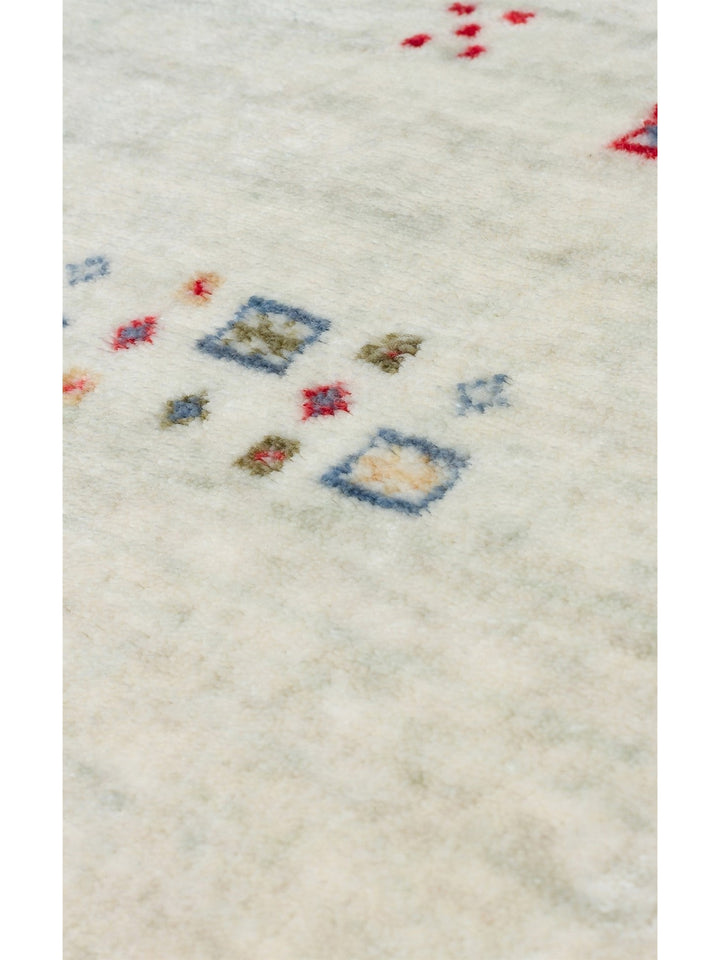 Oushak Carnaval Tapis Uşak Moderne TENCEL™ 100 % Naturel, Facile à Nettoyer, Fait Main 06 BEIGE Q
