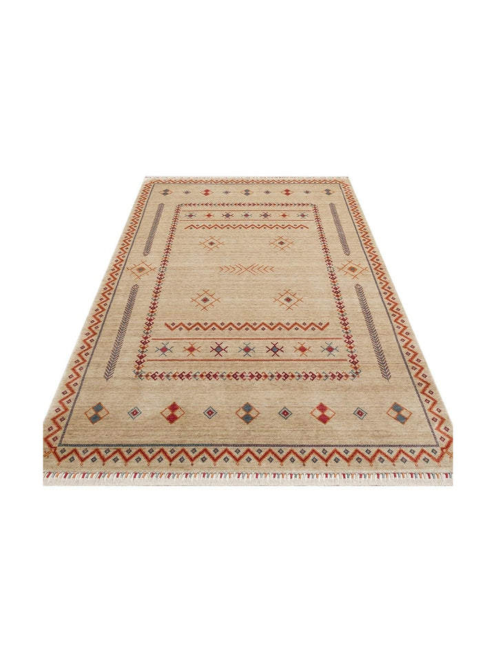 Oushak Carnaval سجادة أُشاق حديثة مصنوعة يدوياً من TENCEL™ 100% طبيعية سهلة التنظيف 20 LIGHT MULTY