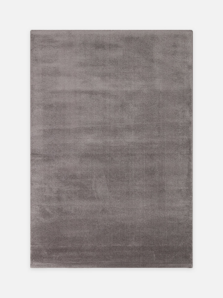 Peace Hav Toz Vermez Yumuşak Tuşeli Zarif Shaggy Halı 01 ANTHRACITE - Carpetdocia - kusbakisi