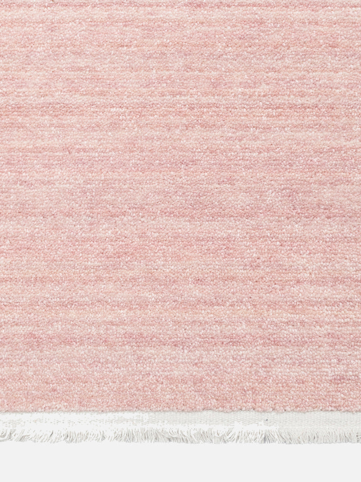 Royal %100 Yeni Zelanda Yünü El Emeği ile Üretilen Halı DUSTY ROSE saçak detayı