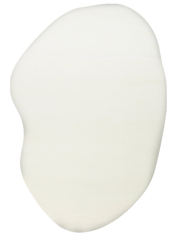 سجادة بييس آرت هاف ناعمة الملمس وأنيقة شاجي 02 أبيض