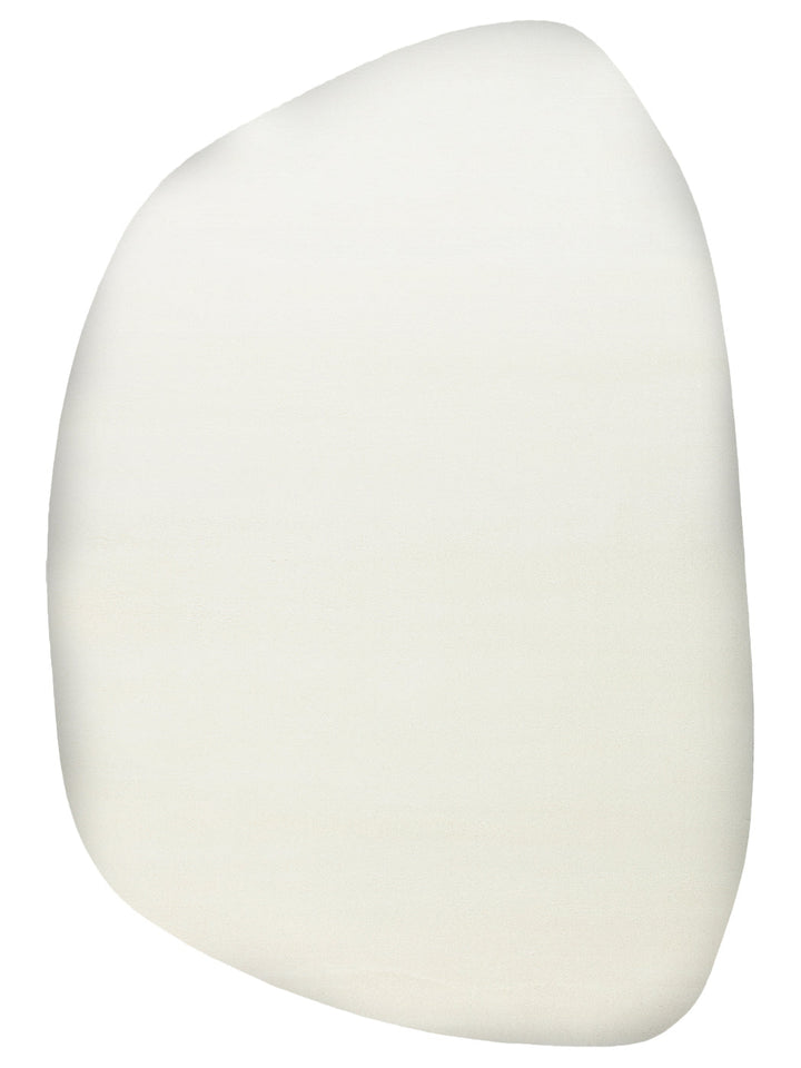 سجادة بيس آرت الأنيقة ذات الوبر الناعم والخالية من الغبار، رقم 03 أبيض