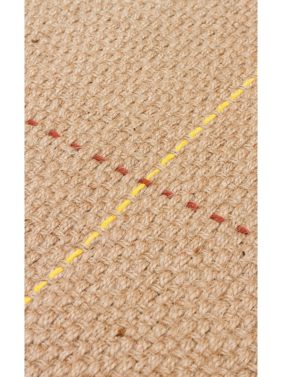 Agra %100 Naturel Jüt ve Pamuk Çift Taraflı Oturma Odası Koridor Mutfak Balkon Modern Kilim 1MUL - Carpetdocia