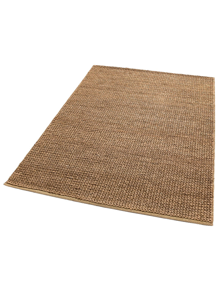Baccarat Jüt %100 Naturel Oturma Odası Koridor Antre Mutfak Balkon El Dokuma Hasır Halı BAC BROWN-4 - Carpetdocia