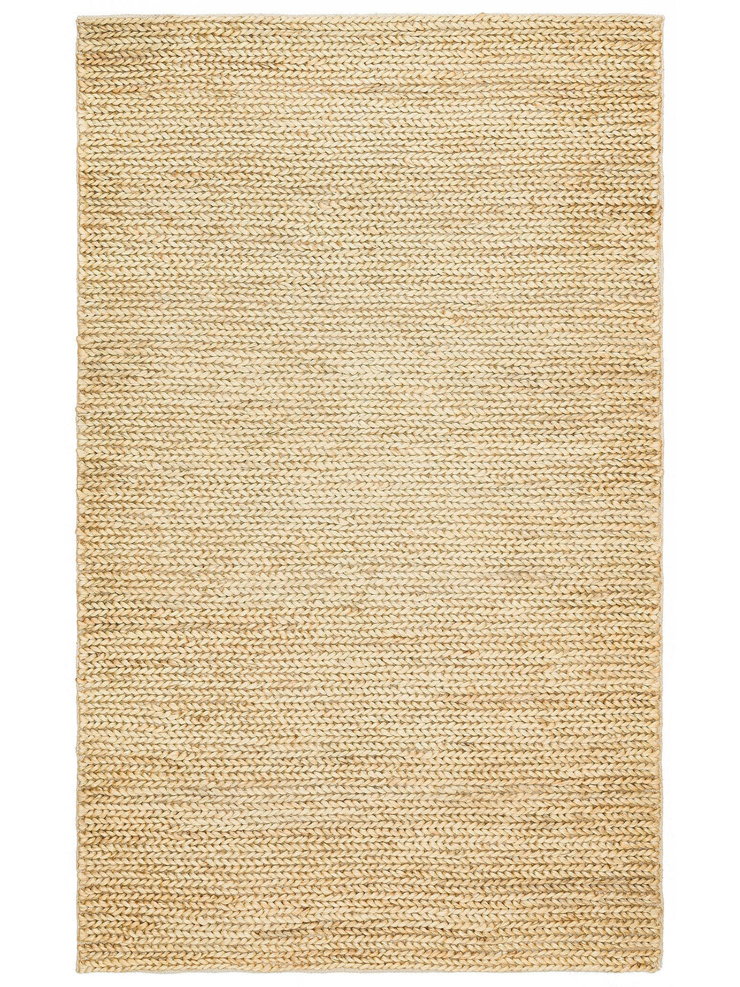 Baccarat Jüt %100 Naturel Oturma Odası Koridor Antre Mutfak Balkon El Dokuma Hasır Halı BAC CREAM - Carpetdocia