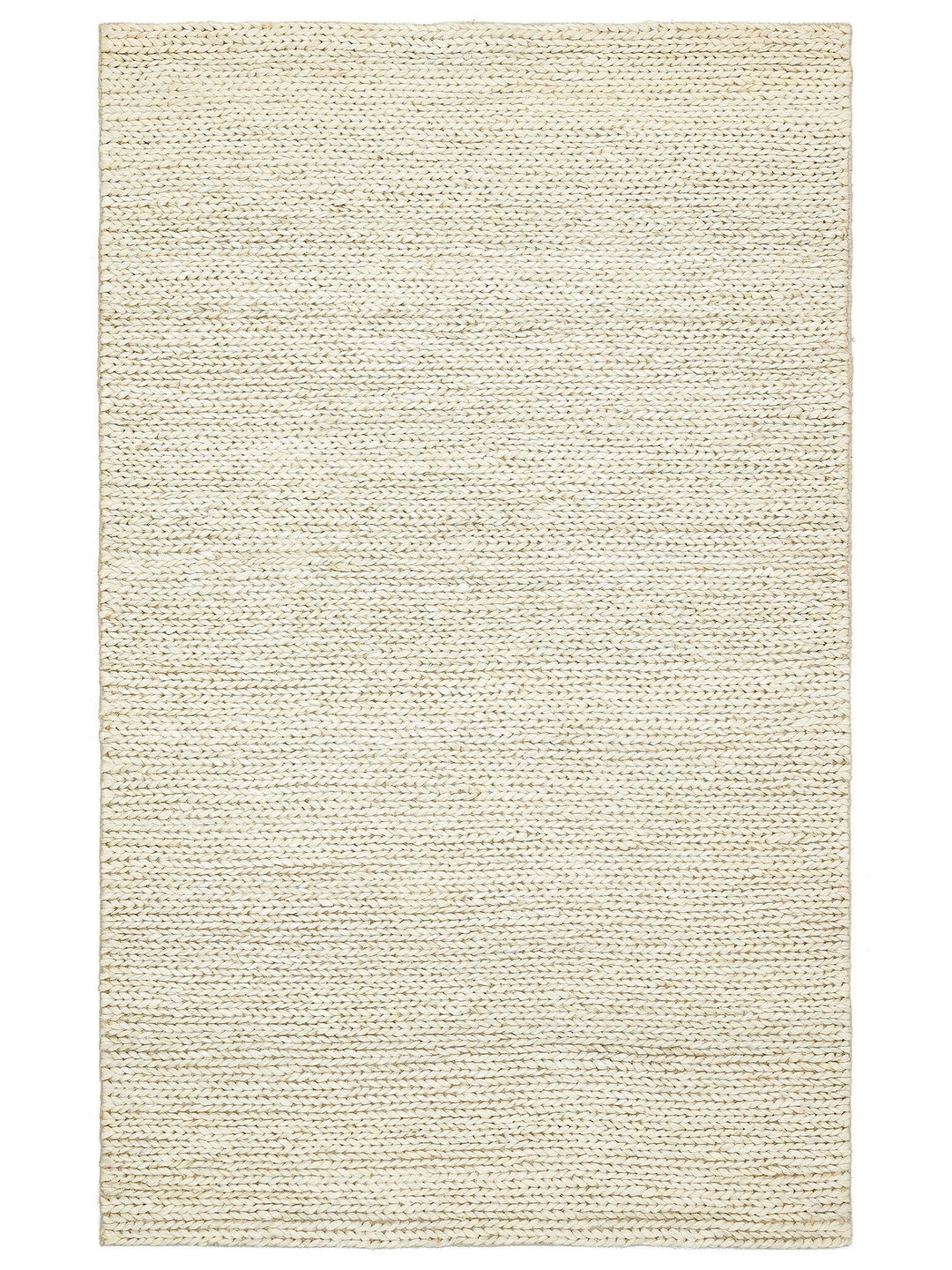 Baccarat Jüt %100 Naturel Oturma Odası Koridor Antre Mutfak Balkon El Dokuma Hasır Halı BAC WHITE - Carpetdocia