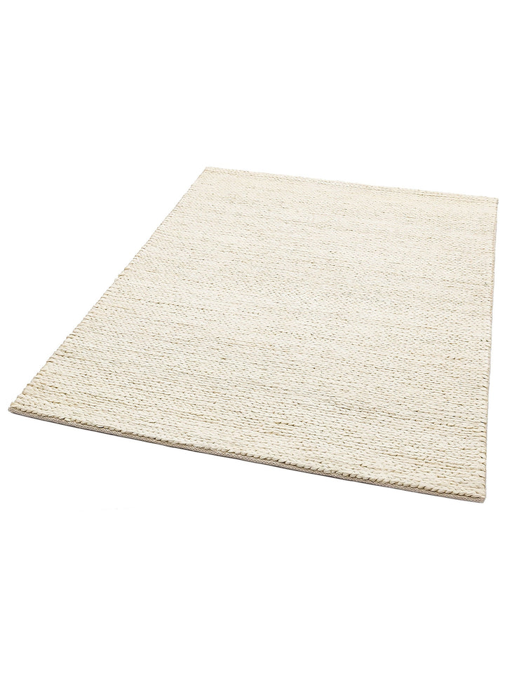 Baccarat Jüt %100 Naturel Oturma Odası Koridor Antre Mutfak Balkon El Dokuma Hasır Halı BAC WHITE - Carpetdocia