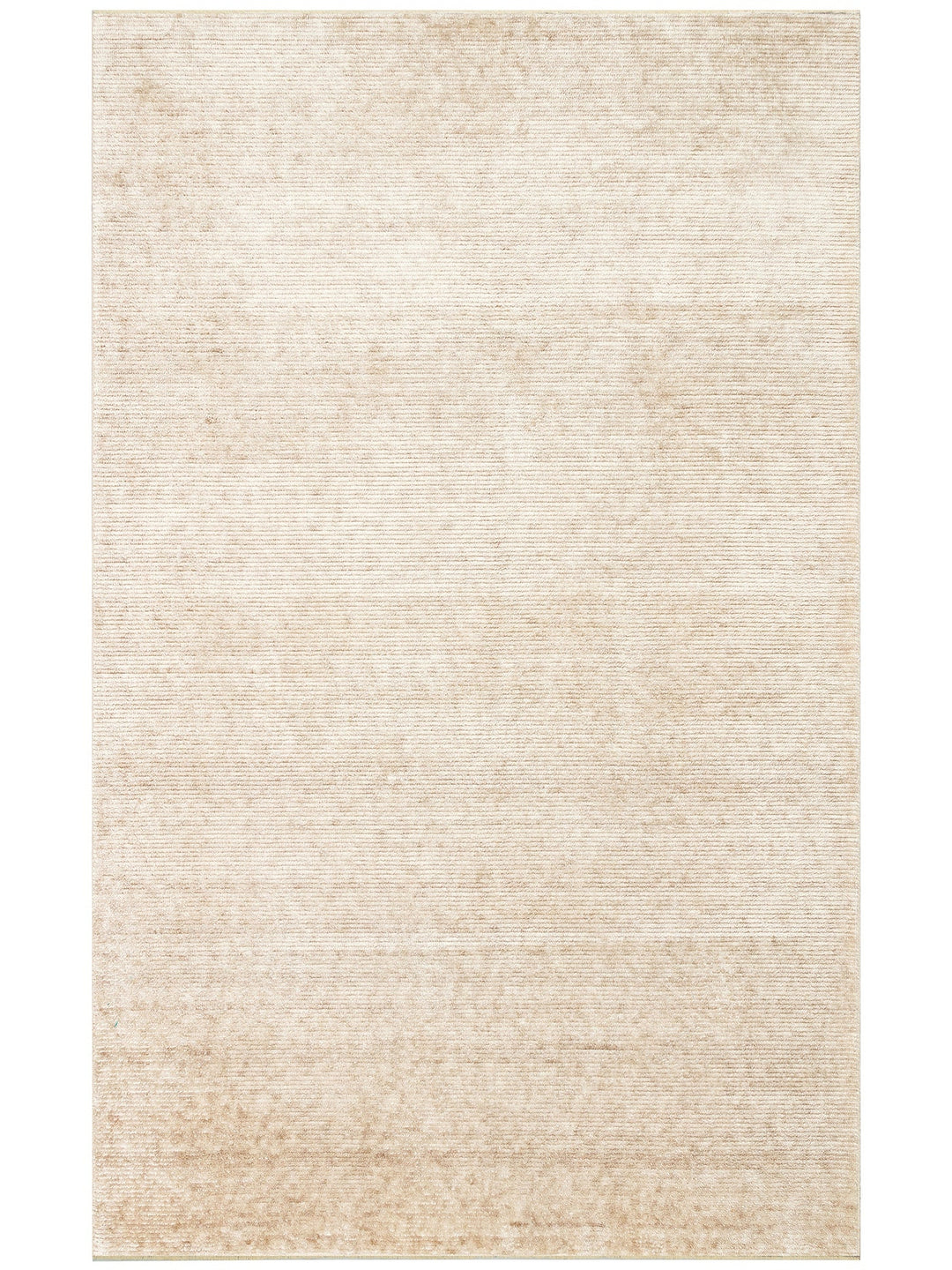 Brasilia Tensel El Emeğiyle Üretilen Modern Sade Şık Özel Kara Tezgah Halısı PLAIN BEIGE - Carpetdocia