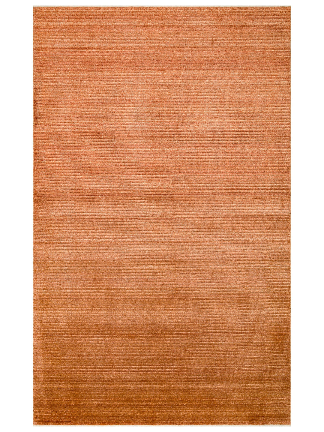 Brasilia Tensel El Emeğiyle Üretilen Modern Sade Şık Özel Kara Tezgah Halısı PLAIN TERRACOTTA - Carpetdocia