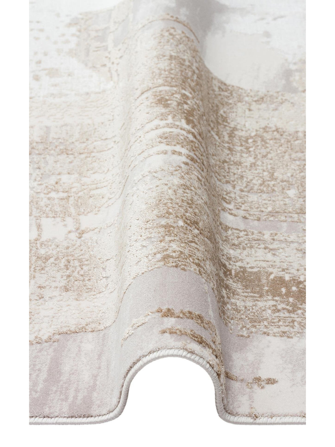 Cairo Serisi Extra Yumuşak Dokulu Sık Dokuma Modern Desenlere Sahip Şık Salon Halısı 06 BEIGE GREY - Carpetdocia