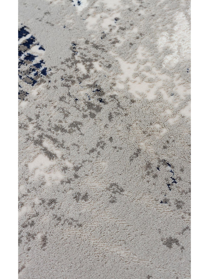 Cairo Serisi Extra Yumuşak Dokulu Sık Dokuma Modern Desenlere Sahip Şık Salon Halısı 06 GREY NAVY - Carpetdocia