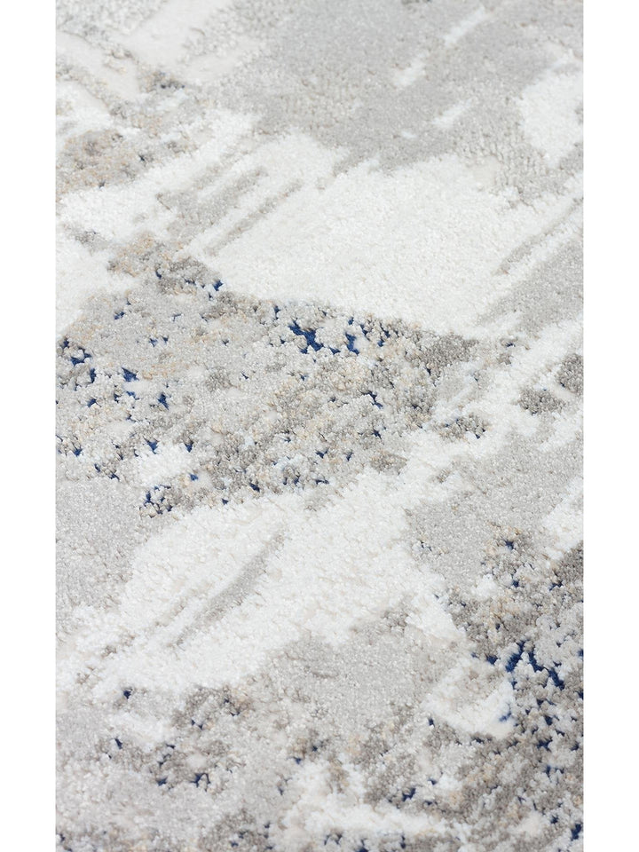 Cairo Serisi Extra Yumuşak Dokulu Sık Dokuma Modern Desenlere Sahip Şık Salon Halısı 06 GREY NAVY - Carpetdocia