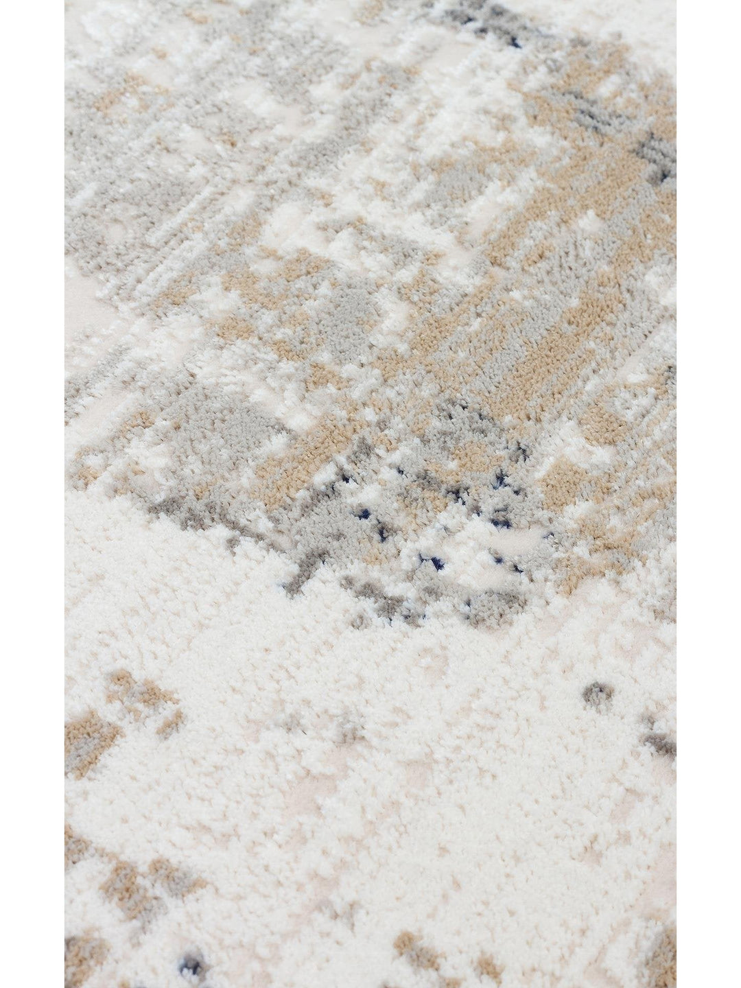 Cairo Serisi Extra Yumuşak Dokulu Sık Dokuma Modern Desenlere Sahip Şık Salon Halısı 07 CREAM BEIGE - Carpetdocia