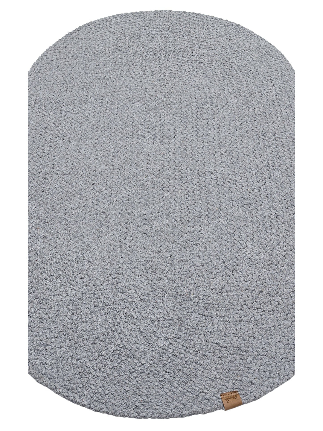 Cancun Renkli Jüt Görünümlü Hasır Örgü Halı 18 GREY - Carpetdocia