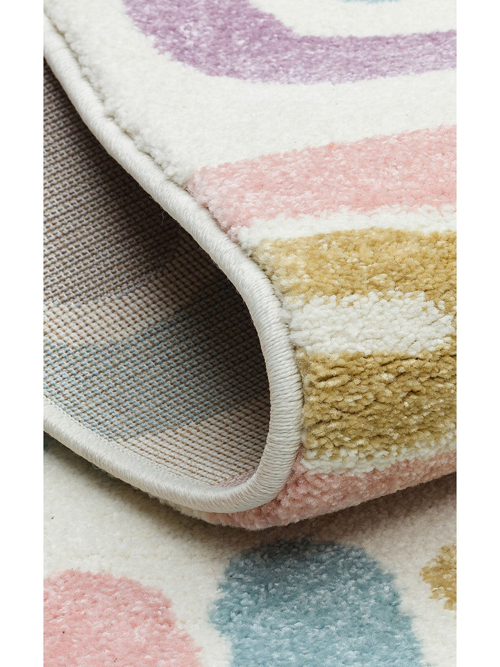 Carpetdocia Kids Eğlenceli Pastel Çocuk Halısı 20 PASTEL - Carpetdocia