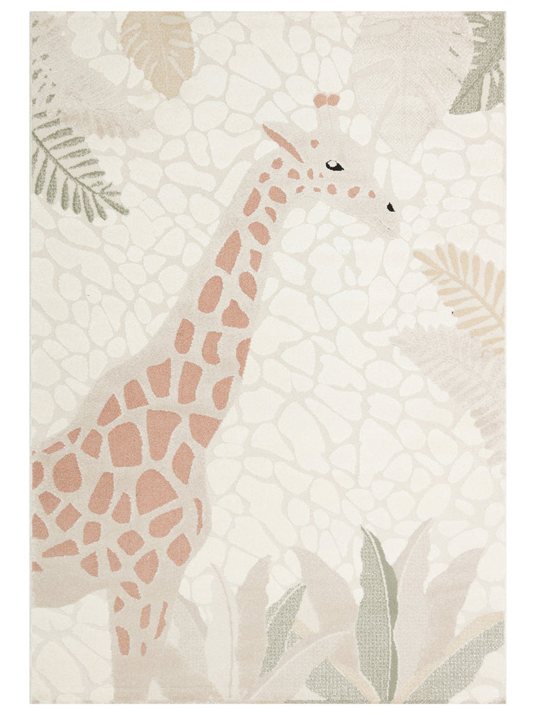 Carpetdocia Kids Pastel ألوان زاهية وسجادة أطفال لا تسبب الغبار 08 CREAM MULTY