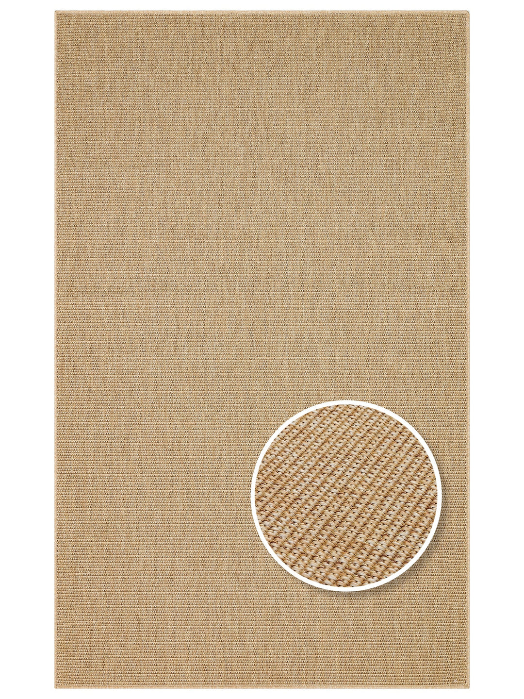 Dream İç ve Dış Mekan Kullanımına Uygun Kolay Temizlenebilir Sisal Görünümlü Halı 2702 GOLD - Carpetdocia
