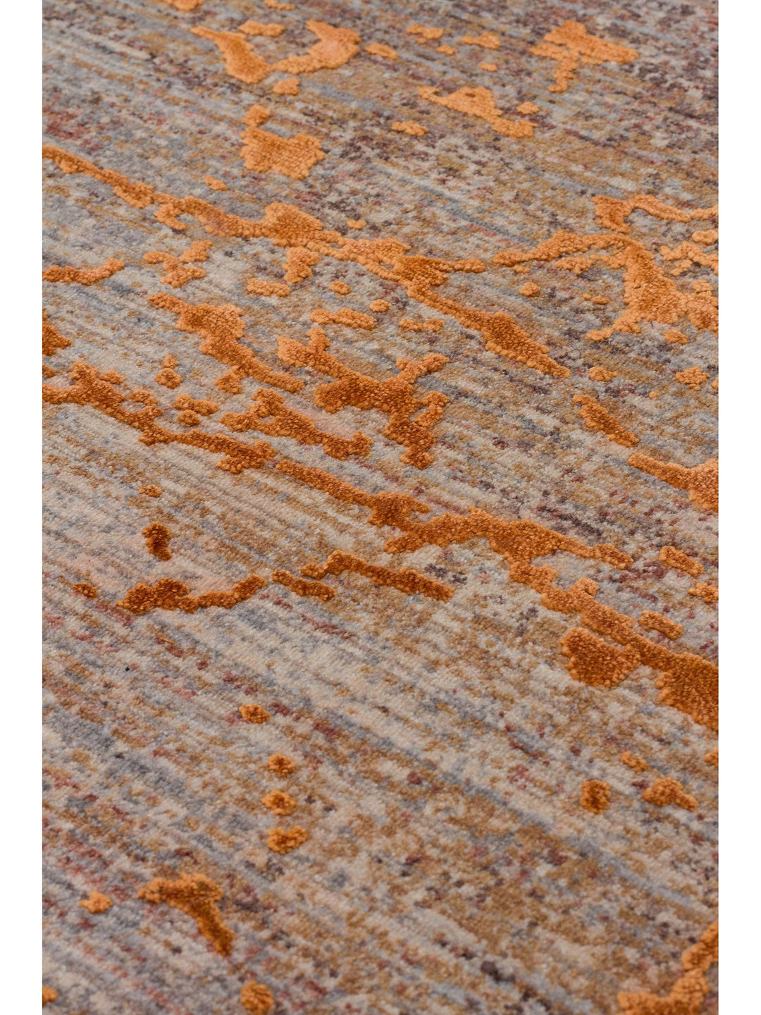 Göreme Serisi Yüksek Alçak Dokulu Yüksek Kaliteli Sık Dokuma Modern Salon Halısı 01 COPPER - Carpetdocia