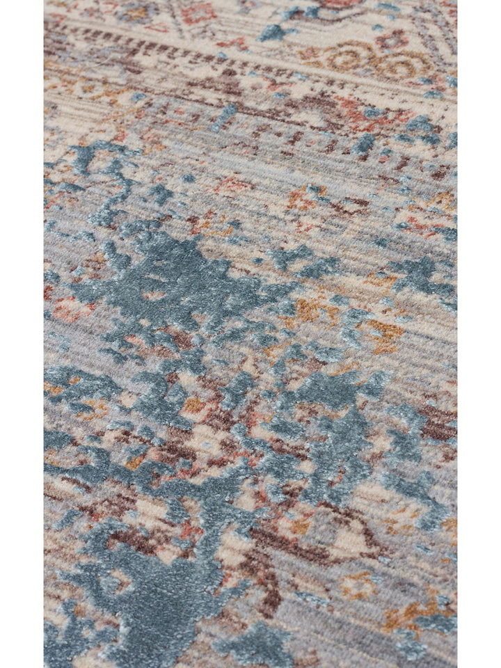 Göreme Serisi Yüksek Alçak Dokulu Yüksek Kaliteli Sık Dokuma Modern Salon Halısı 03 GREY - Carpetdocia