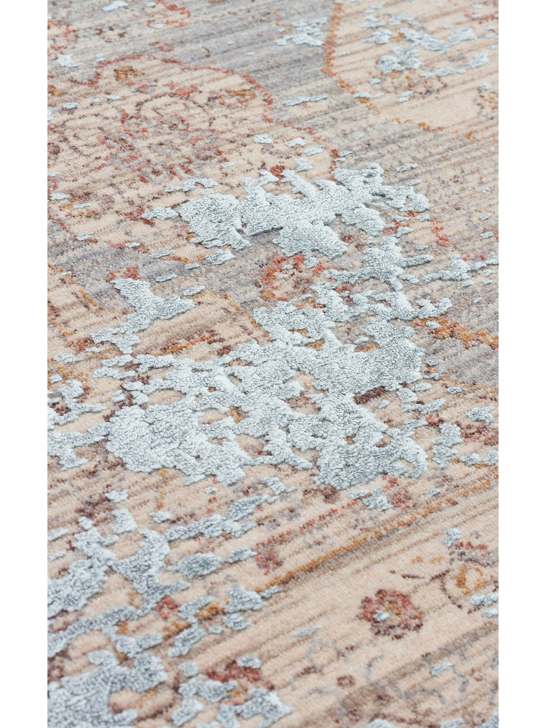 Göreme Serisi Yüksek Alçak Dokulu Yüksek Kaliteli Sık Dokuma Modern Salon Halısı 03 GREY - Carpetdocia