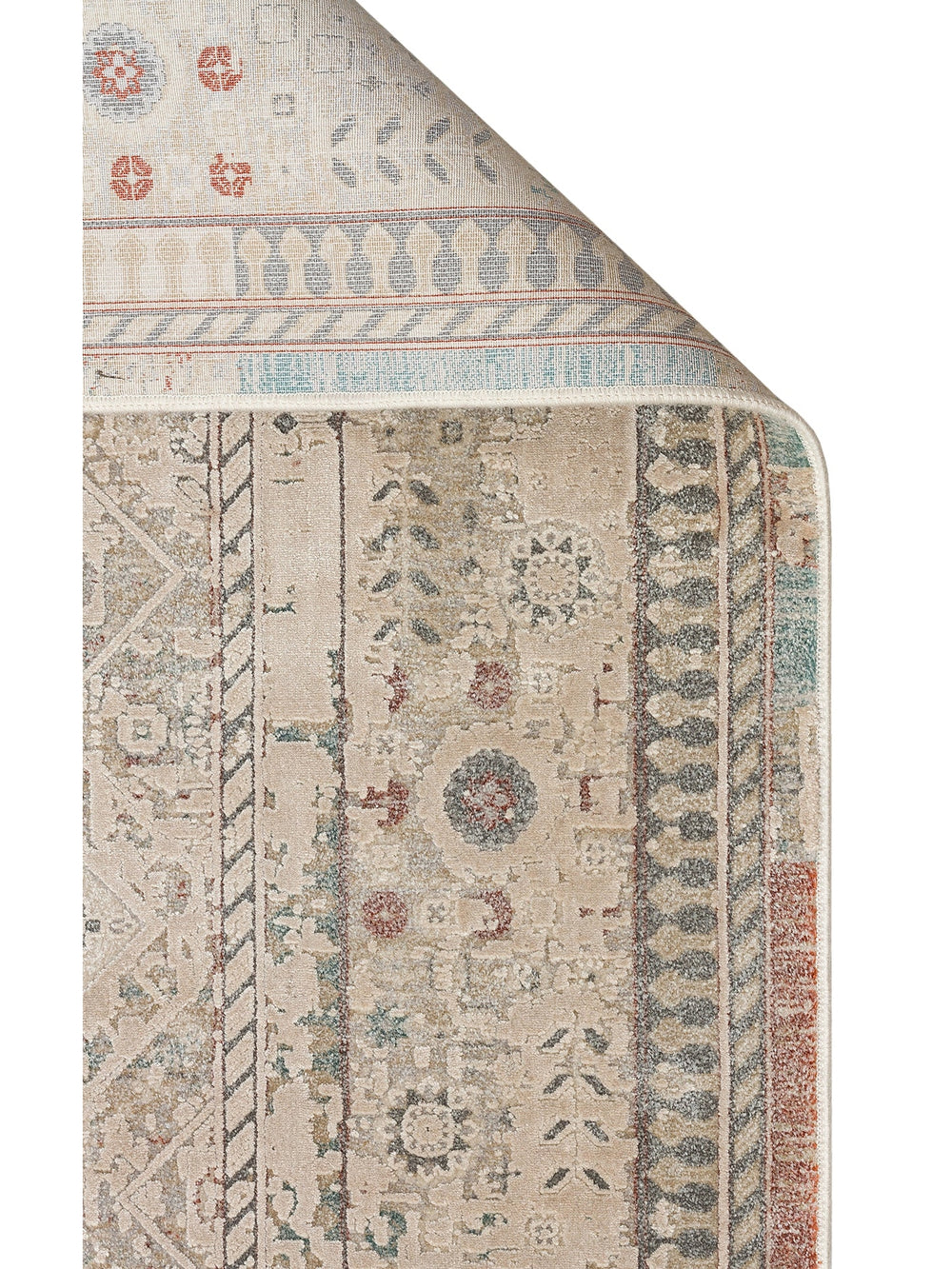 Golden Serisi %100 Naturel Yumuşak Dokulu Vintage Esintilere Sahip Sık Dokuma Salon Halısı 03 BEIGE - Carpetdocia