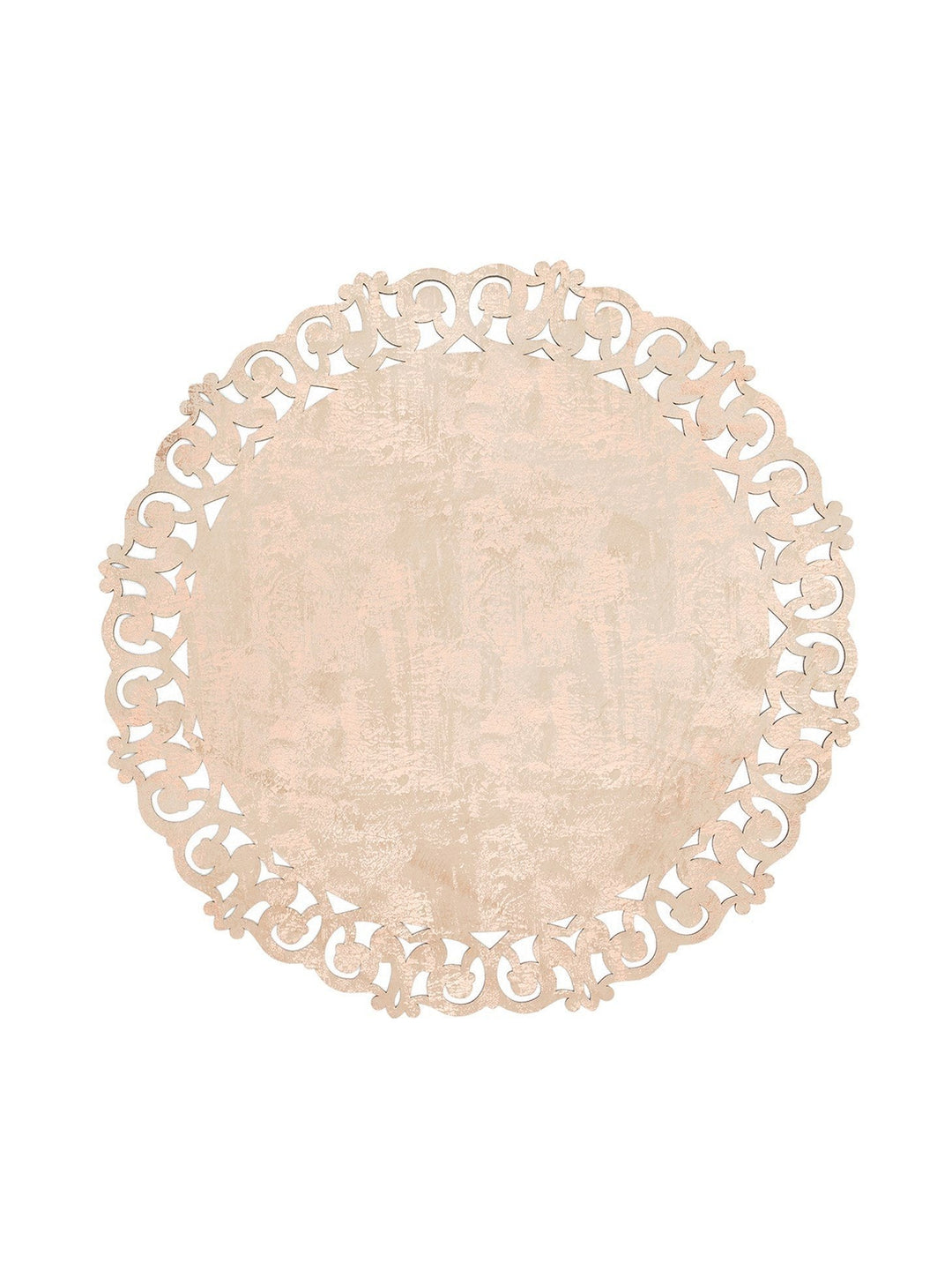 Gravür Klasik Ve Modern İşleme ve Oymaya Sahip Parlak Bordürlü Suni Deri Halı 05 BEIGE COPPER Q - Carpetdocia
