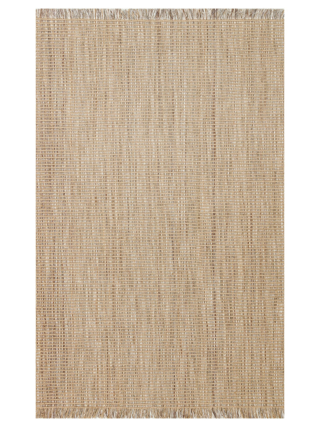 Kenitra Jüt Karışımlı Çift Taraflı Oturma Odası Koridor Antre Mutfak Balkon Modern Kilim 01 BEIGE - Carpetdocia
