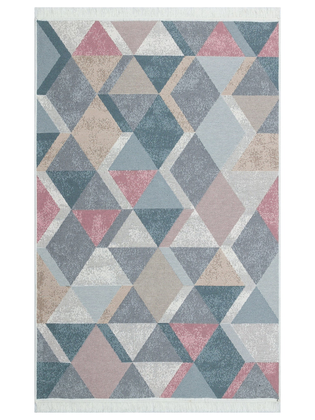 Maya %100 Naturel Pamuk Yıkanabilir Çift Taraflı Oturma Odası Mutfak Koridor Modern Kilim 10BLUPNK - Carpetdocia