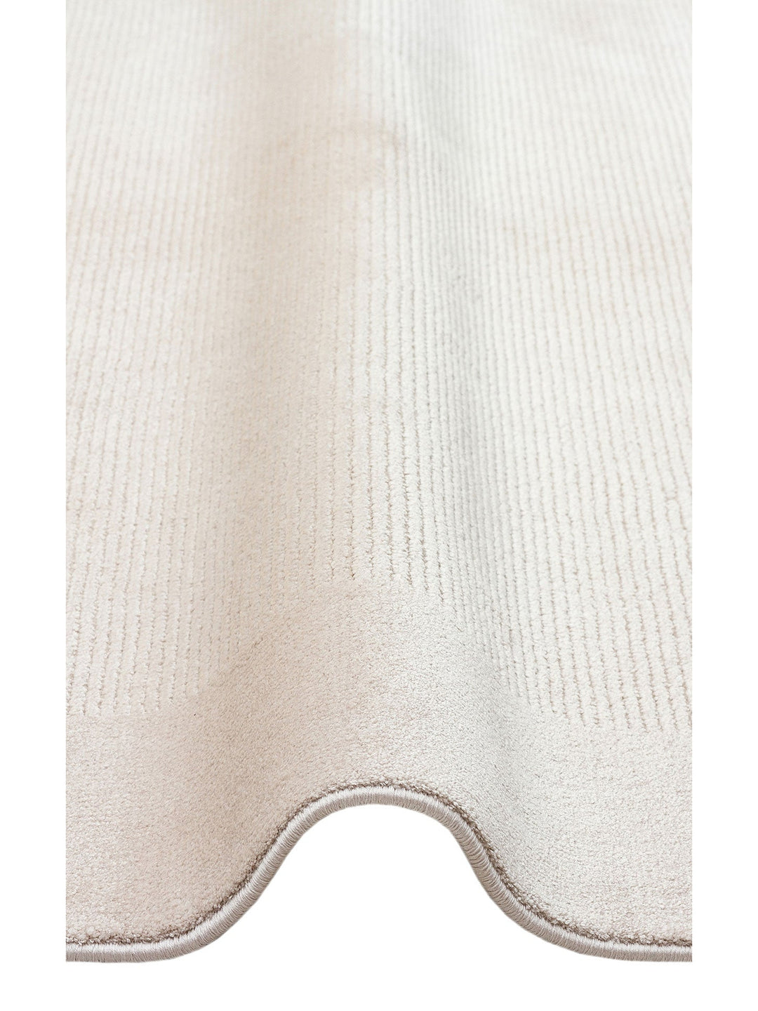 Montenegro Viskon Karışımlı Sade Desenli Sık Dokuma Oturma Odası Salon Koridor Modern Halı 02 BEIGE - Carpetdocia
