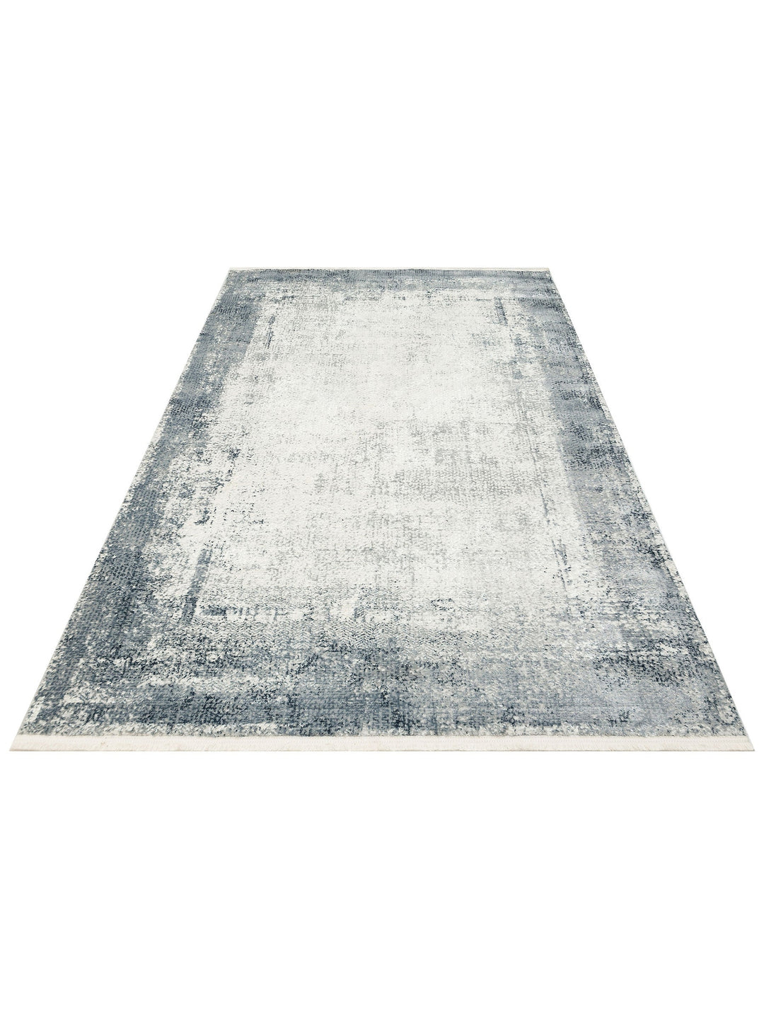 Pasific Serisi Eskitme Desenli Salon Oturma Odası Koridor Antre Modern Halı 06 CREAM GREY XW - Carpetdocia