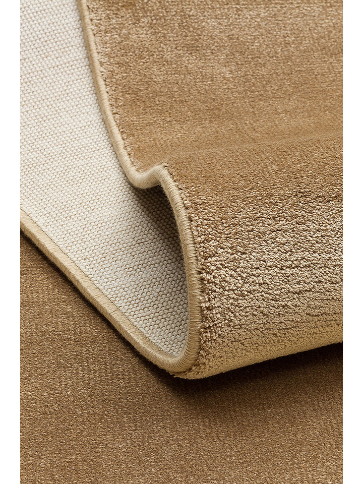 Queen Serisi %100 Naturel Viskon Parlak Modern El Emeğiyle Üretilen Salon Oturma Odası Halı BEIGE - Carpetdocia