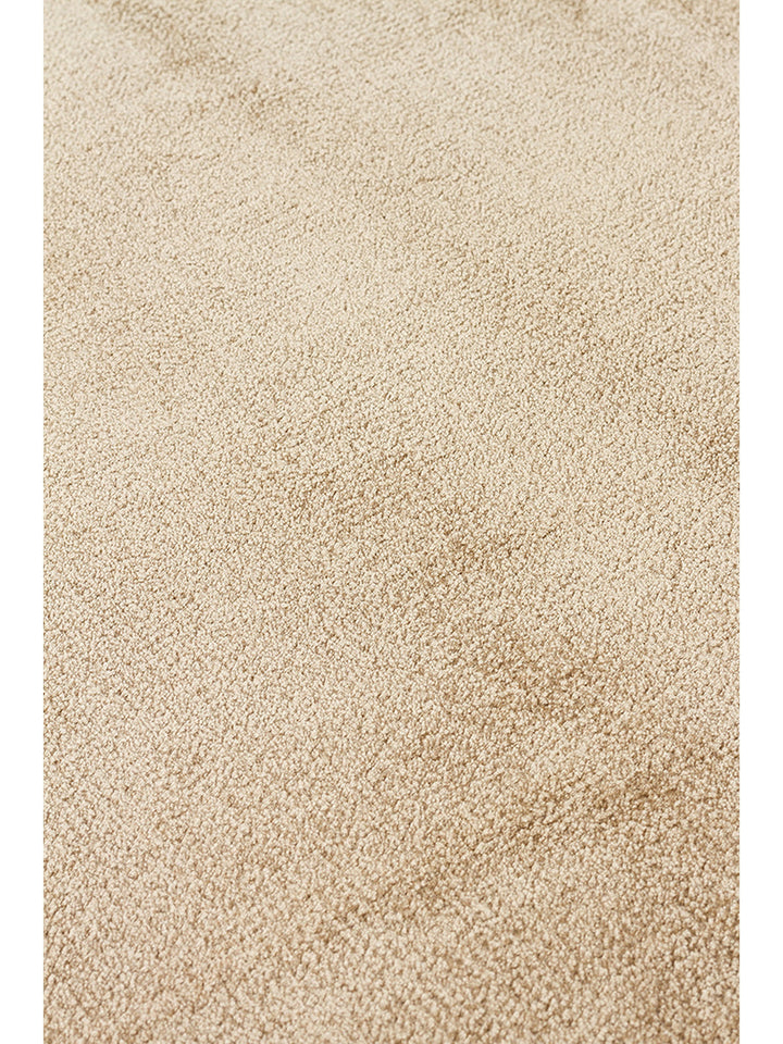 Queen Serisi %100 Naturel Viskon Parlak Modern El Emeğiyle Üretilen Salon Oturma Odası Halı BEIGE - Carpetdocia