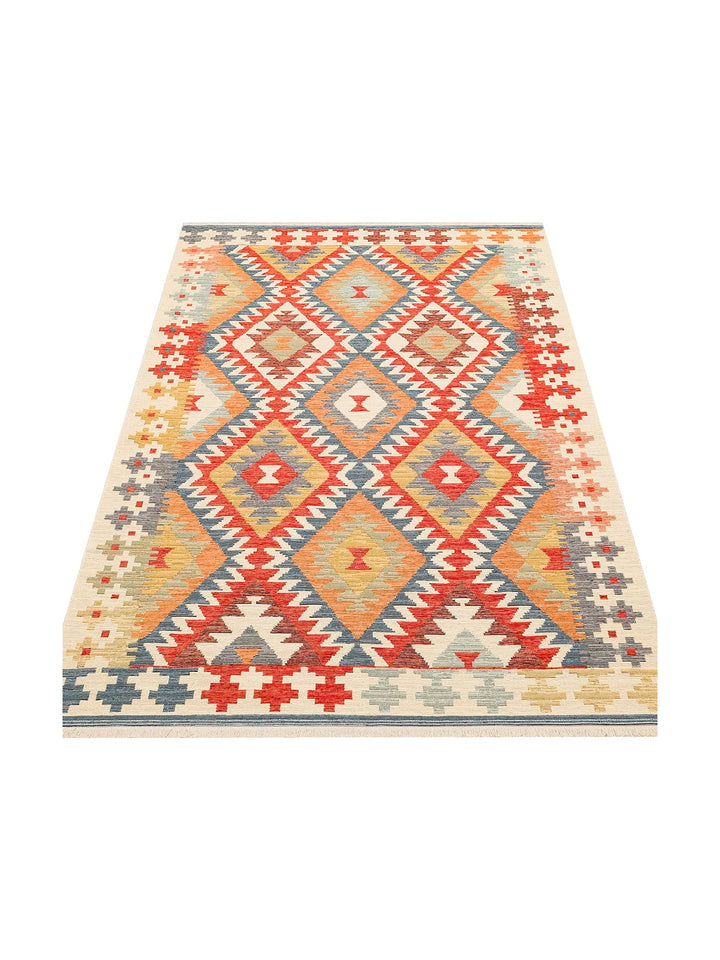 Rota Yıkanabilir, Çift Taraflı Kullanıma Uygun Yumuşak Tuşeli Otantik Kilim 09 LIGHT MULTY - Carpetdocia