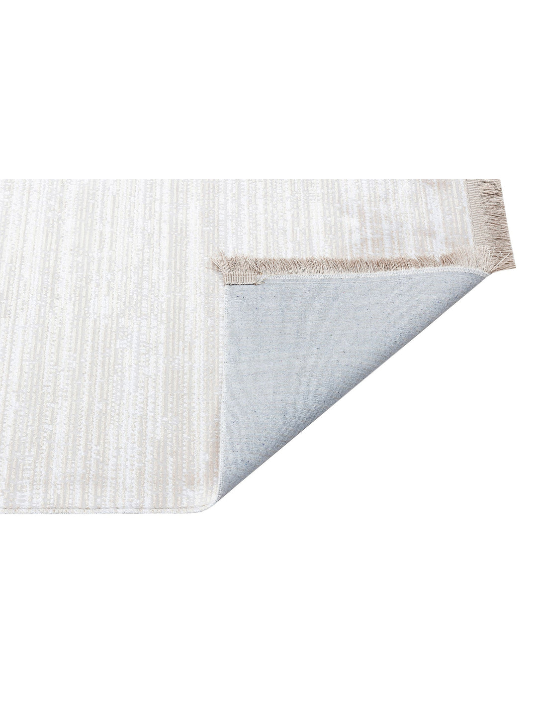 Smooth Yıkanabilir Kaymaz Parlak Oturma Odası Salon Koridor İnce Dokuma Modern Halı 09 BEIGE GOLD XW - Carpetdocia