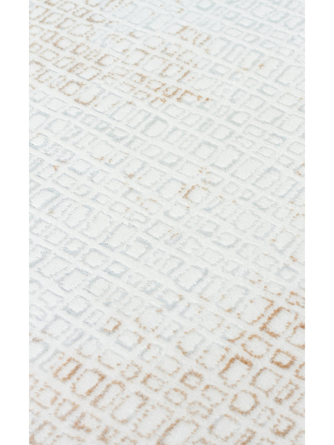Smooth Yıkanabilir Kaymaz Parlak Oturma Odası Salon Koridor İnce Dokuma Modern Halı 108 CREAM BEIGE - Carpetdocia