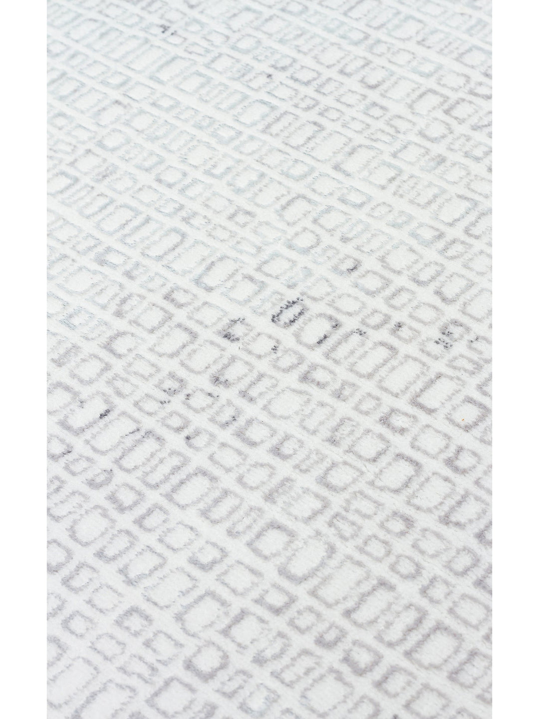 Smooth Yıkanabilir Kaymaz Parlak Oturma Odası Salon Koridor İnce Dokuma Modern Halı 108 CREAM GREY - Carpetdocia