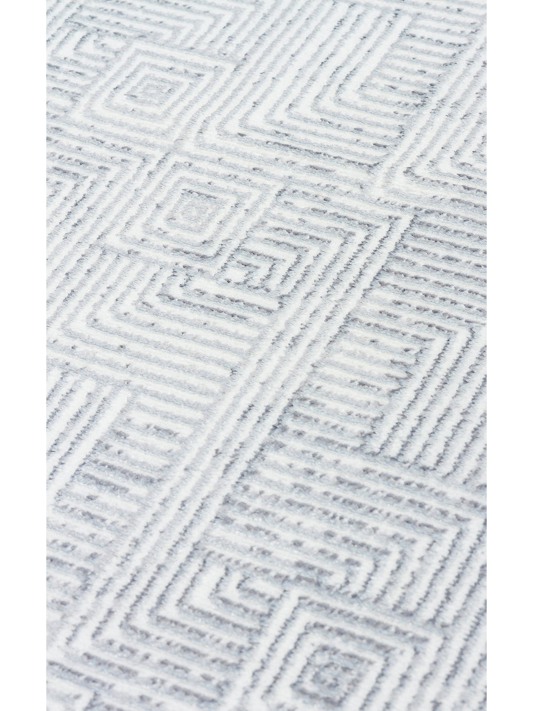 Smooth Yıkanabilir Kaymaz Parlak Oturma Odası Salon Koridor İnce Dokuma Modern Halı 109 CREAM GREY - Carpetdocia